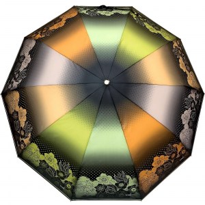 Яркий зонт Радуга 10 спиц Три Слона, автомат, арт.3100-11